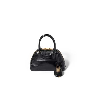 Miu Miu Vivant Shiny Leather Mini-bag, Woman, Black