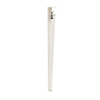 Tiptoe Tisch- und Schreibtischbein H 75 cm, cream white