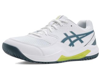 Asics Gel-Dedicate 8 Wide Mens Cross Training Shoes White/Ironclad : 11.5 EE - Wide, Synthetic