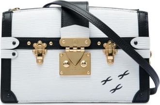 Louis Vuitton Pre-owned Trunk Clutch - Dames - Vintage Schoudertas - Wit - ONE Size - Leer - Vintage