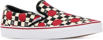 Valentino Garavani Mens Valentino Slip-On Sneaker Red Cotton