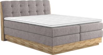 HOME AFFAIRE Boxspringbett »Naome« Boxspringbett, Inklusive Topper