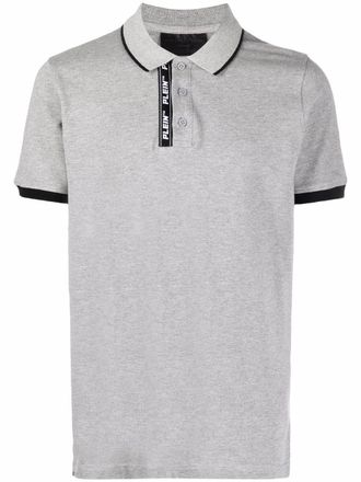 Philipp Plein Polo con logo - Grigio