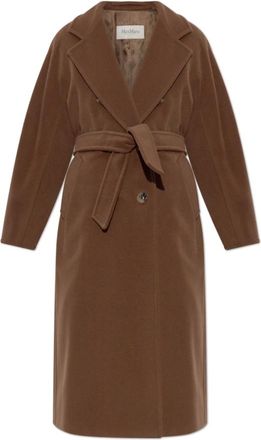 Max Mara Jassen, Dames, Bruin, M, Wol, Madame Coat