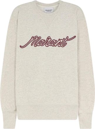 Isabel Marant Rise Sweatshirt - Dames - Sweatshirts - Beige - S - Katoen - Hoodies & sweatvesten