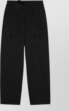 Jil Sander cotton cargo wide-leg trousers