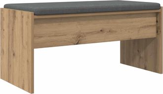 vidaXL Banco De Entrada Roble Artisan 83 X 38 X 40 Cm Vidaxl