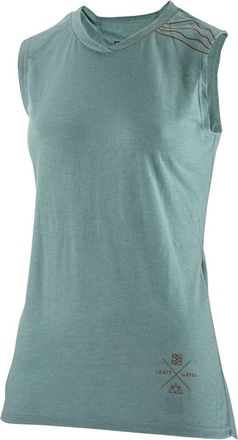 Leatt Womens New MTB Allmtn 2.0 Tank top Technical Sport Jersey, Pistachio, S