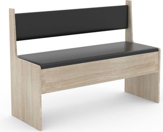 ebuy24 Ebuy24 - Banco De Esquina De Madera Vcm Con Pecho Esal Ancho 110 Cm (roble Sonoma)