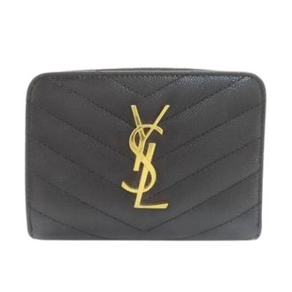 Saint Laurent Pre-owned Wallets, female, Black, Size: ONE SIZE Pre-owned Wallet (bi-fold)