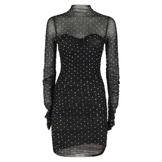 Retrof&ecirc;te Mujer, Vestidos, Negro, Talla: S