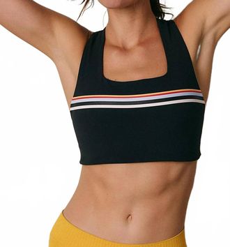 Free People Win Win Sports Bra In Stripe Logo