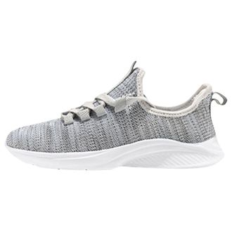Generic Mesh Hollow Soft Sole Breathable Non Fashionable and Versatile Heels Women Formal (Grey, 5.5)