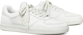 Tory Burch Clover Leather-Trim Court