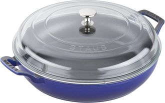 Staub Cast Iron 3.5-qt Braiser with Glass Lid