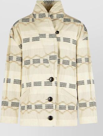 Isabel Marant cotton blend fitted jacket