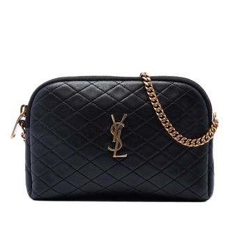 Saint Laurent Pre-owned Saint Laurent Mini Quilted Lambskin Gaby Zippered Pouch Ladies 0CYTLBR9NUBPXMLY