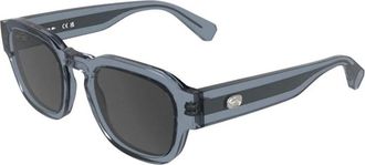 Lacoste Icons Acetate Round Glasses - unisex - Lacoste - Sunglasses - Gray - 51 MM - Accessories