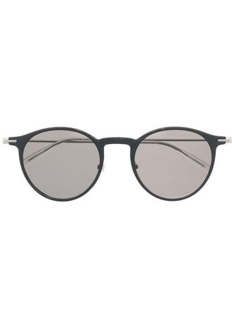 Montblanc MB0097S round-frame sunglasses - men - Acetate - 50 - Black