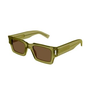 Saint Laurent Sunglasses, unisex, Green, 50 MM, Authentic SL 572 008 Glasses - Premium Quality