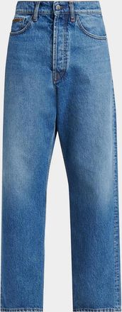 Moncler Men & apos;s Washed Cotton Jeans