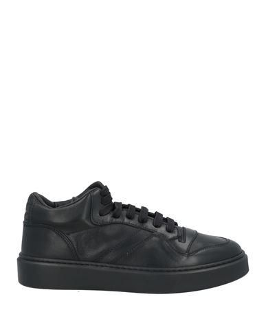 スニーカー Doucal's Black Casual Trainers Men's fabric and leather sneaker | black - Doucal's