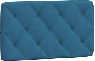 vidaXL Cabecero De Cama Acolchado Terciopelo Azul 80 Cm Vidaxl
