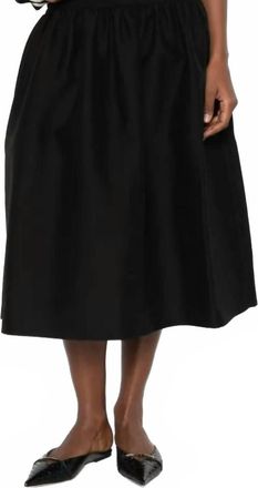 Toteme Twinflowers Midi Tee Dress In Black