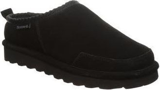 Bearpaw Damian Faux Fur Lined Clog Slipper in Black at Nordstrom Rack, Size 14