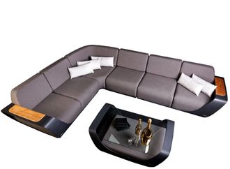 Higold Grosses Premium Gartenlounge Set Onda - Dunkelgrau