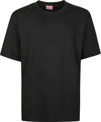 Kenzo Boke Flower 2.0 Geborduurd Oversized T-Shirt - Heren - T-shirts - Zwart - M - Katoen - Tops