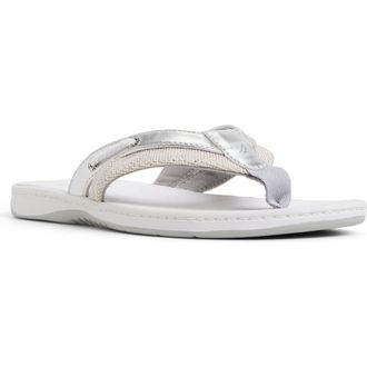Sperry Top-Sider Sable Fish Flip Flop in Silver at Nordstrom Rack, Size 8.5