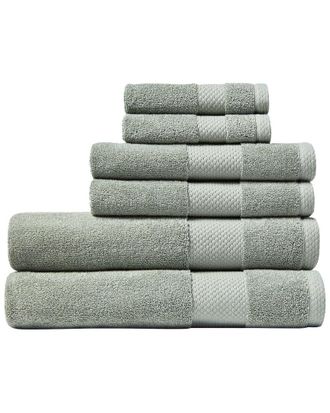 Lacoste Heritage Supima Cotton 6Pc Towel Set