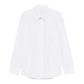 Sunflower New Base Shirt - Heren - Casual Overhemden - Wit - S - Katoen - Overhemden