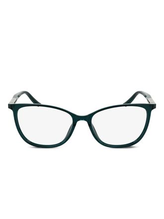 Calvin Klein cat-eye acetate frames - Green
