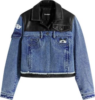 Desigual Chaq Constras Jacket - - Jackets - Donna - Blu - L