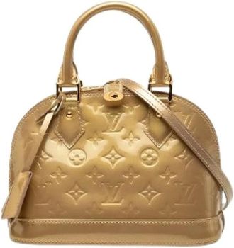 Louis Vuitton Pre-owned Alma BB - Dames - Pre-owned - Beige - Maat: ONE Size Leer