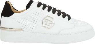 Philipp Plein Leren Lo-Top Sneakers - Heren - Sneakers - Wit - 45 EU - Leer - Schoenen