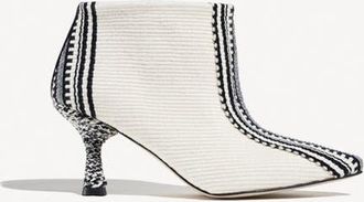 Amambaih Inma Fabric Ankle boots in Ivory Black at Nordstrom, Size 40