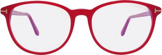Tom Ford Blue Light Block Oval Ladies Eyeglasses FT5810-B 074 53