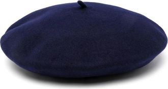 Borsalino Baret - Dames - Hoeden - Blauw - ONE Size - Wol - Accessoires