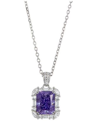Savvy Cie Jewels Silver Cz Pendant