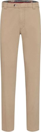 Meyer Roma Chino - Heren - Chinos - Bruin - M - Katoen - Broeken
