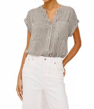 Rails Mel Shirt In Espresso Gingham