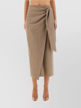 Max Mara cashmere wrap skirt