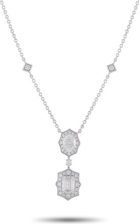 Luxury Bazaar 18K White Gold 2.76ct Diamond Necklace ANK-20061