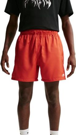 Nike Mens Club Flow Shorts - Cosmic Clay/White Size 3XL