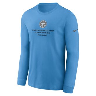 Nike Tennessee Titans Team Issue Nike Mens Dri-FIT NFL Long-Sleeve T-Shirt in Blue | 02EW4AI9V-ZSZ
