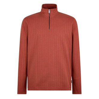 Ted Baker Regular Trui met halve rits voor volwassenen (Donker Oranje)
