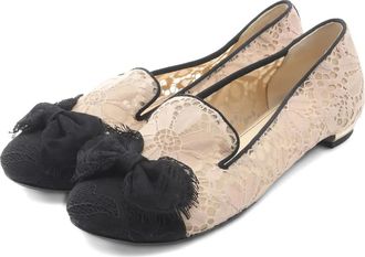 Chanel 1986-1988 bow-detail ballet flats - Neutrals